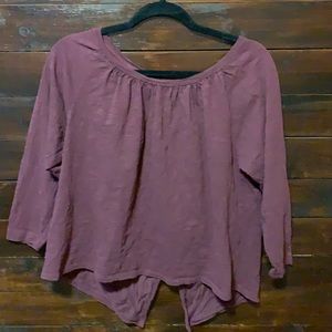Madewell babydoll top